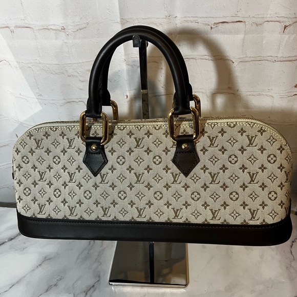 EUC Louis Vuitton Horizontal Mini Lin Alma Handbag (with COA) - Picture 1 of 11